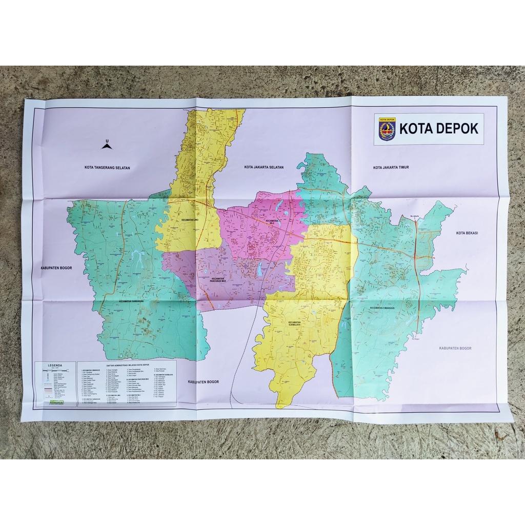 

Peta Kota Depok Lipat SF6