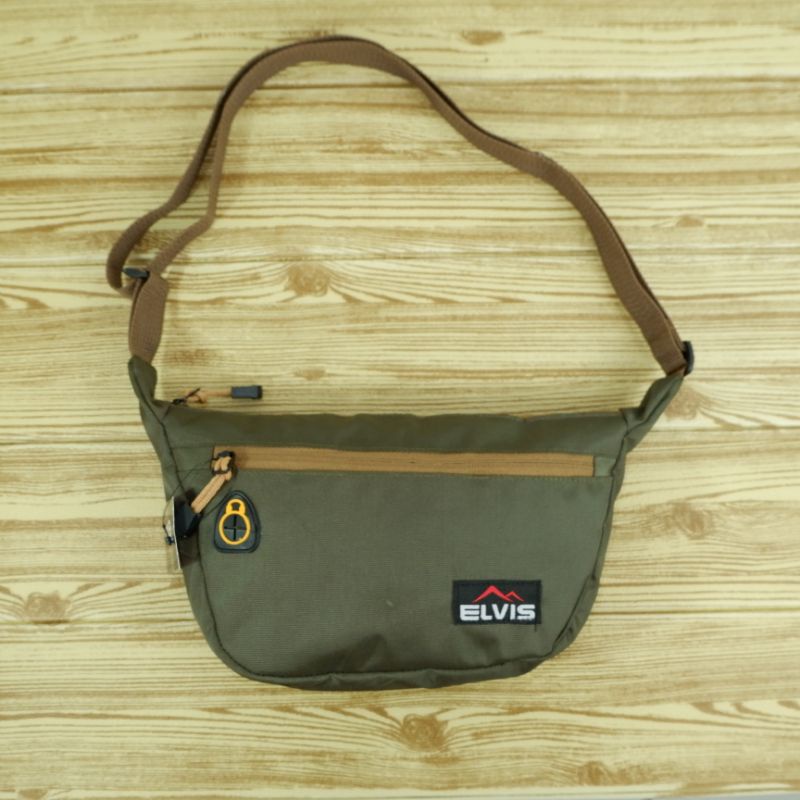 Tas selempang elvis pria dan wanita/slingbag  elvis/tas sekolah ORI ELVIS - Yabie