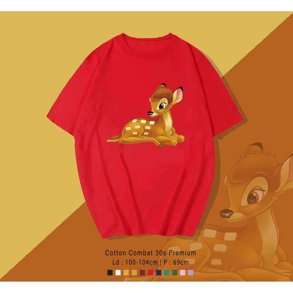 RUSA DISNEY / TERMURAH BAJU KAOS KATUN WANITA/ PRIA UNISEX LENGAN PENDEK / TUMBLR TEE