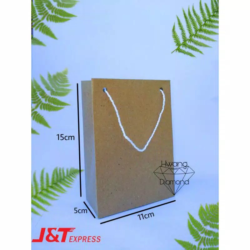 

paperbag polos ukuran T 15cm x P 11cm x L 5cm / tas kertas / paperbag craft / shopping bag