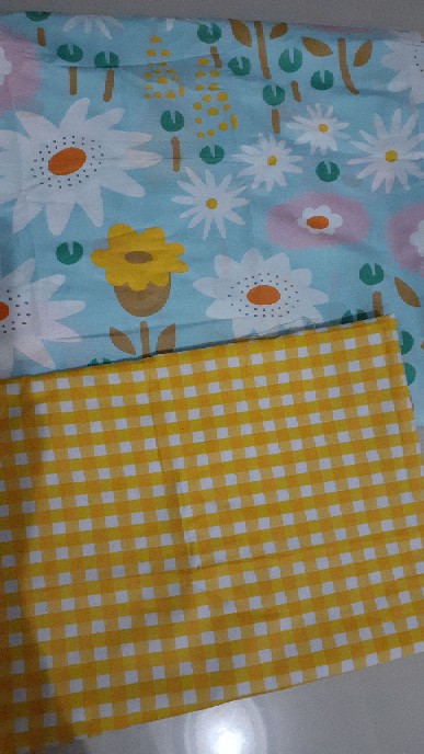 Bahan Kain Sprei Meteran Merk Esra Untuk Motif B Kombinasi Super Lembut!