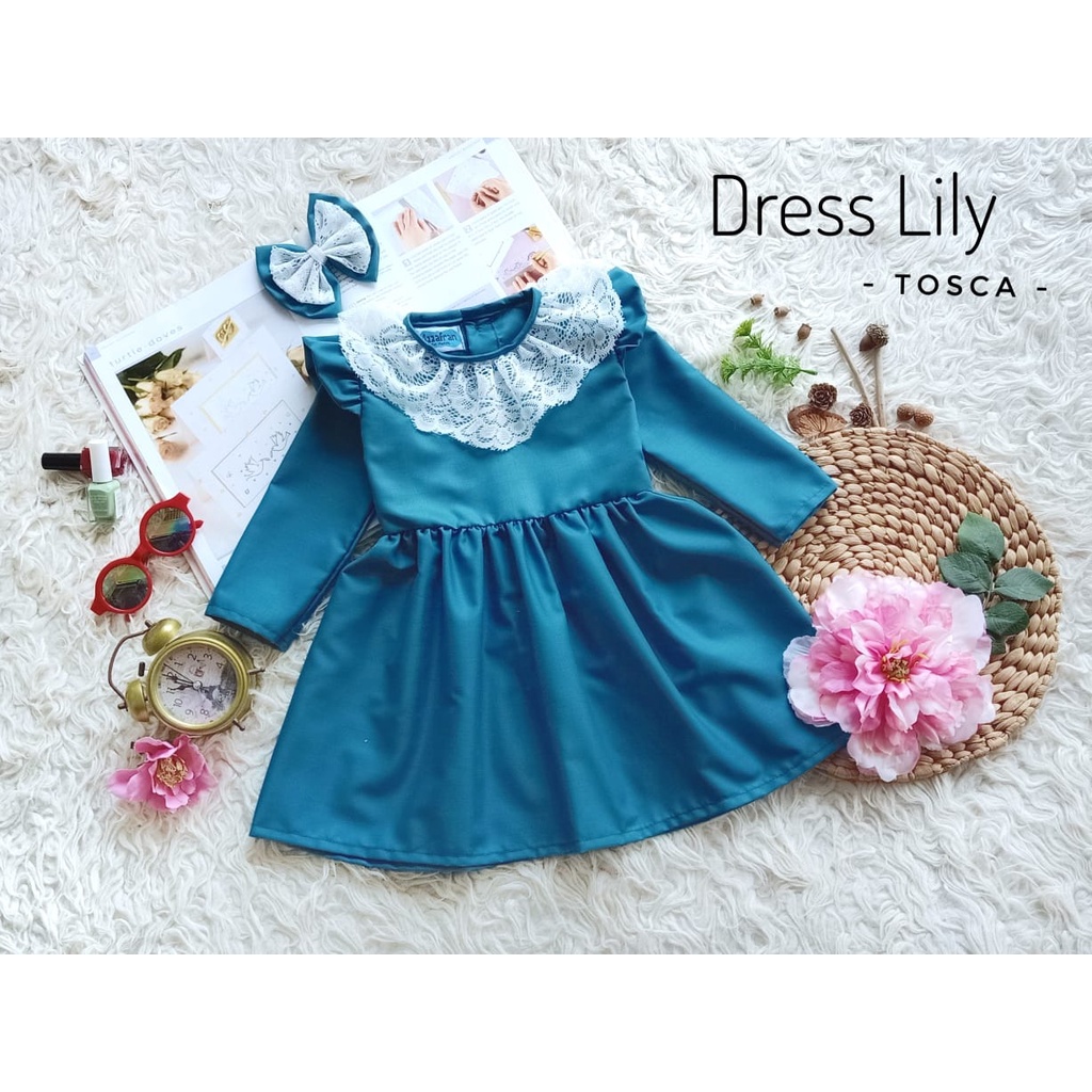 Dress Lily Anak Unik/Gaun Pesta/Dress Anak