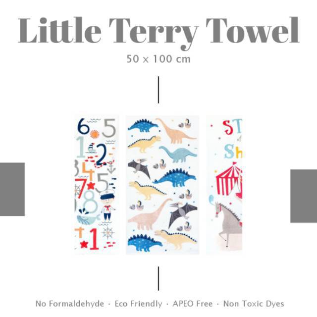 PalmerHaus Little Terry Baby Towel / Handuk Bayi Anak