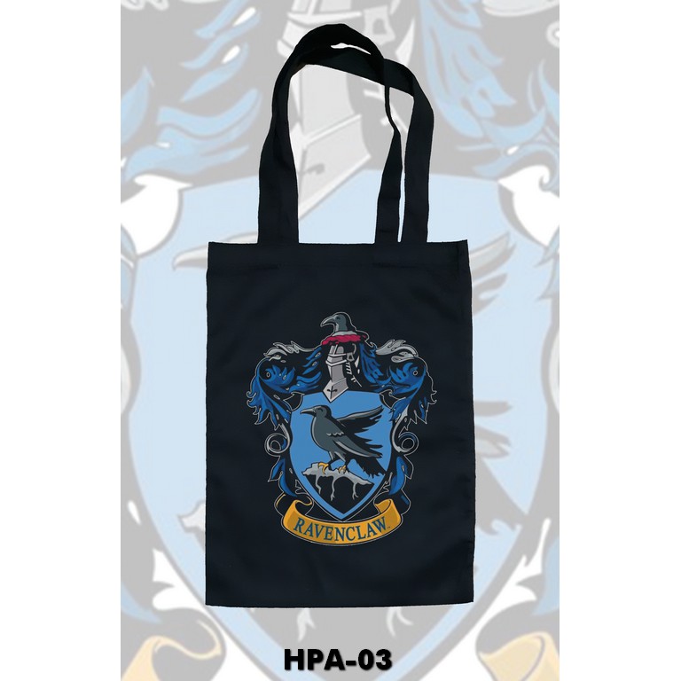 TOTE BAG HITAM - HARRY POTTER .A