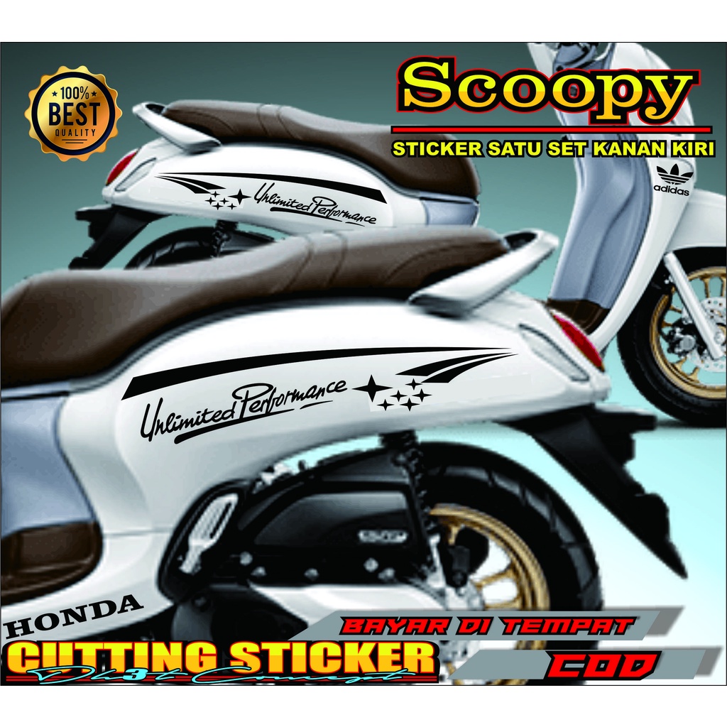 STICKER SCOOPY UNLIMITED PERFORMANCE CUTTING STICKER SCOOPY 2021 PRESTIGE