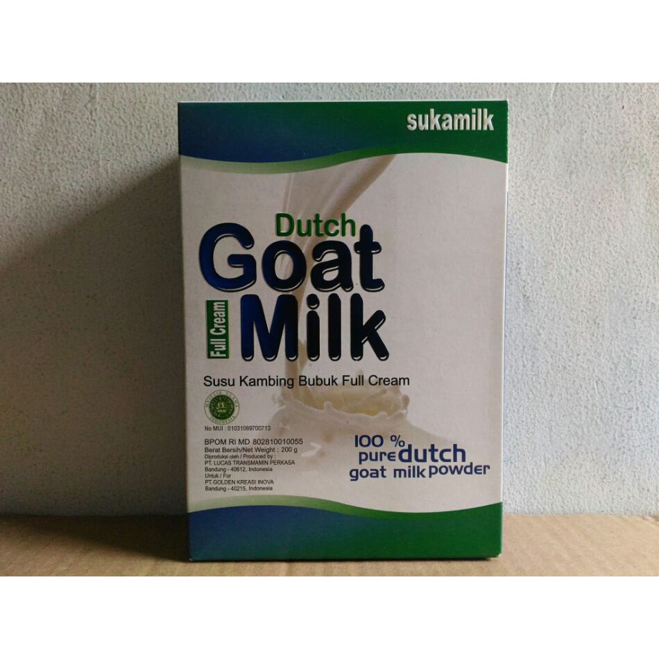 

Hot Promo!! Sukamilk Full Cream - Susu Kambing Belanda Murni 100% | ASD128931058