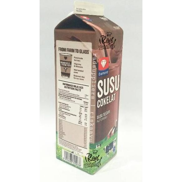 

DIKIRIM DARI JAKARTA!!!! [SUPER SPESIAL PRICE] 4pack Diamond Fresh Milk Chocolate kemasan 946ml, BES