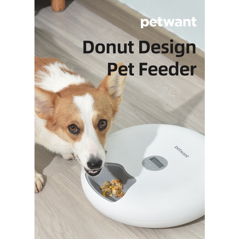 PETWANT F6 Automatic Cat Dog Smart Feeder Tempat Makanan Hewan Otomatis