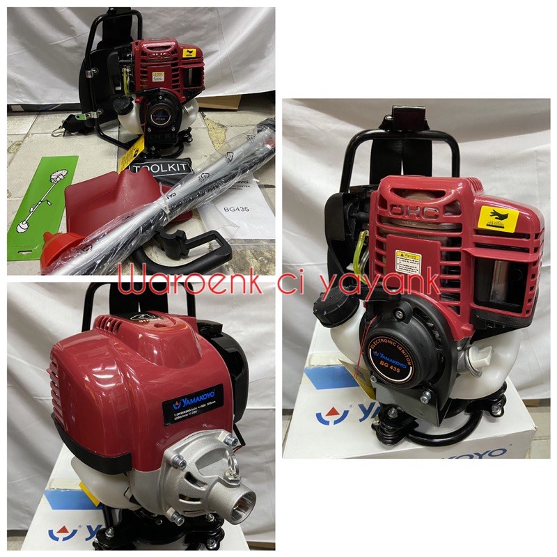 Yamakoyo Mesin Pemotong Rumput Brush Cutter 4 TAK BG 435 Bensin Murni
