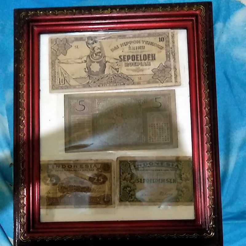 uang kuno kertas asli original