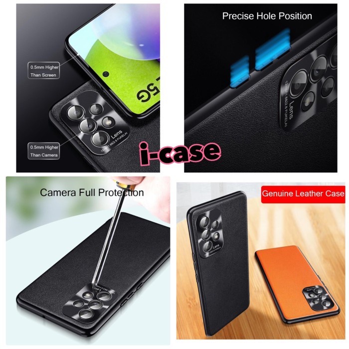 Samsung Galaxy A52S 5G Soft Case Vegan Leather Casing Cover A 52S 5G