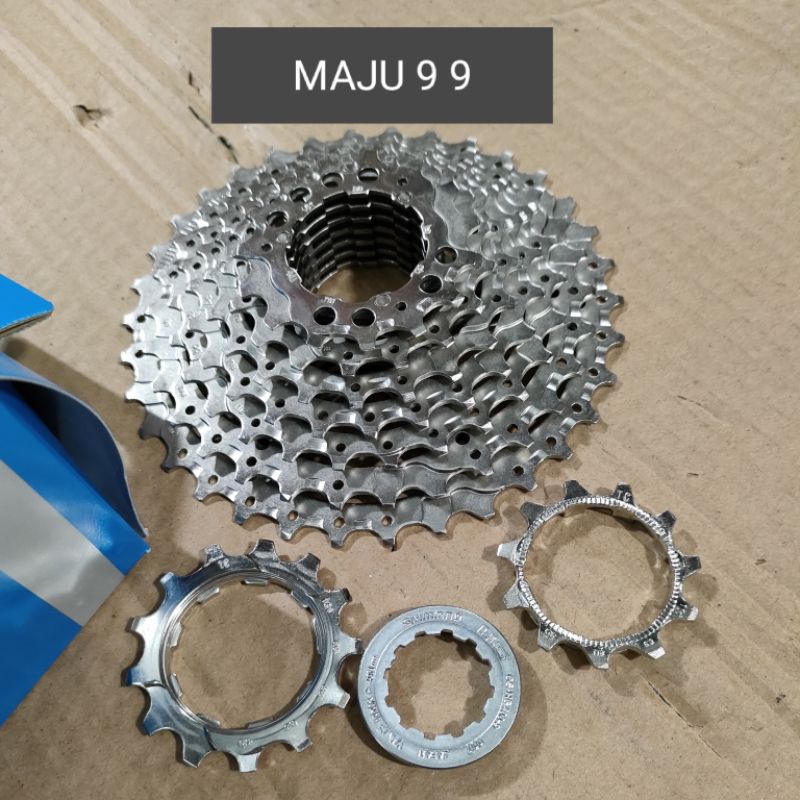 Sprocket 9 Speed Shimano Alivio Hg400 Casette 11-34T Sepeda Lipat Mtb Balap Original