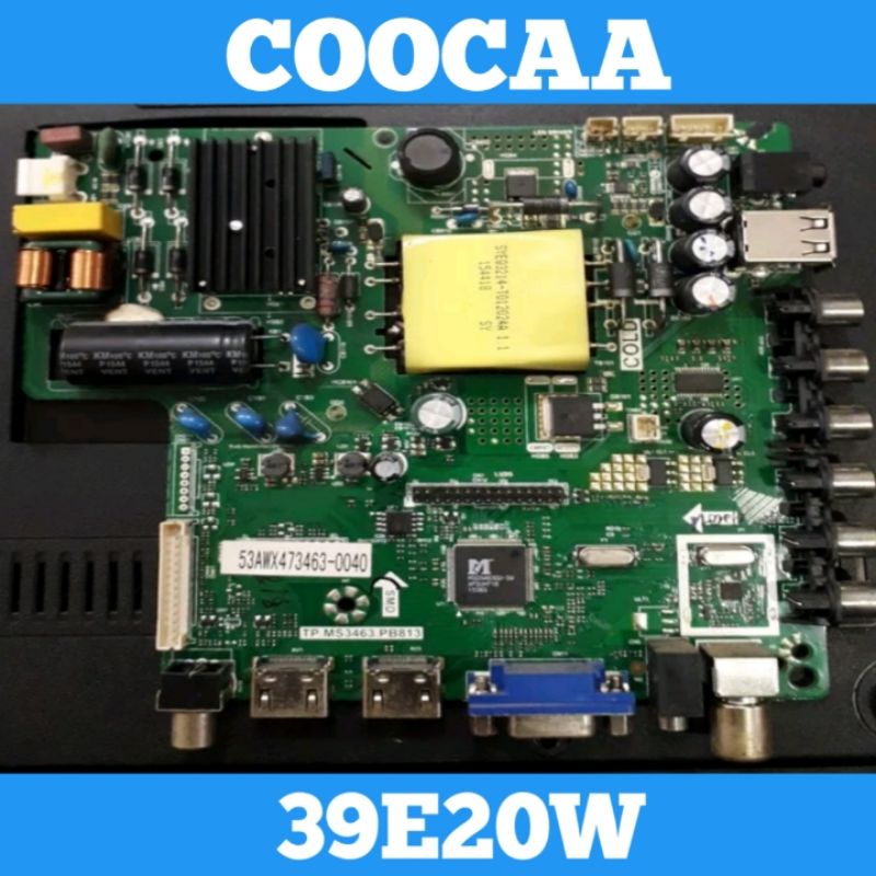 Mainboard TV COOCAA 39E20W Mainboard COOCAA 39E20W MB COOCAA 39E20W Mainboard 39E20W MB 39E20W