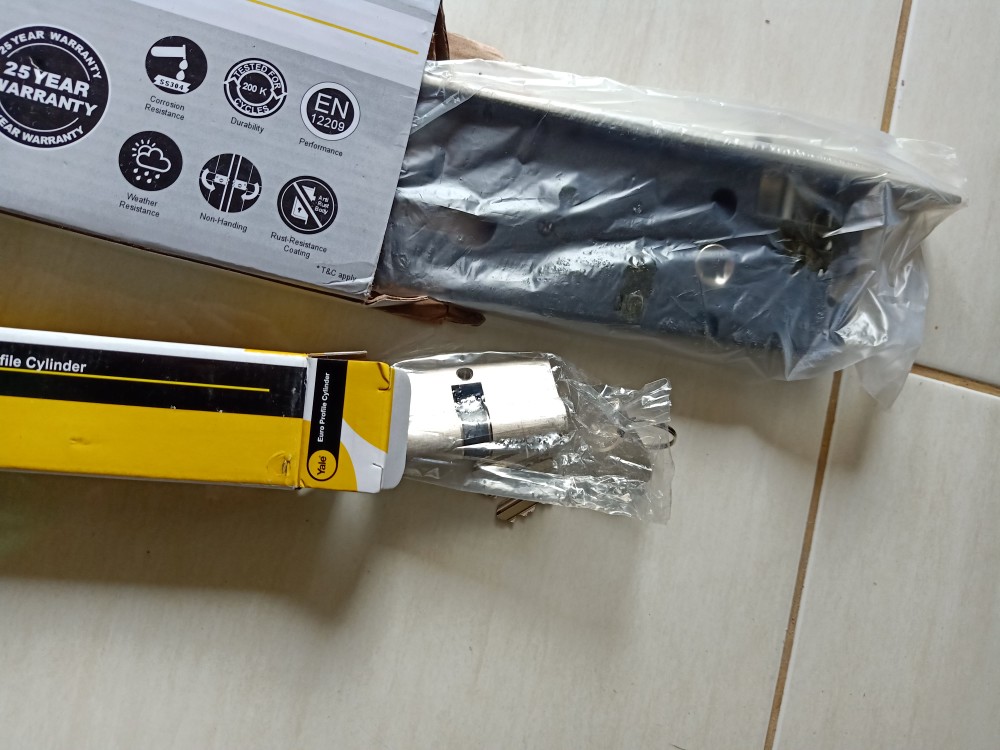 Paket Hemat Yale Lockcase/mortise Komplit+silinder Kunci Garansi 5 Thn