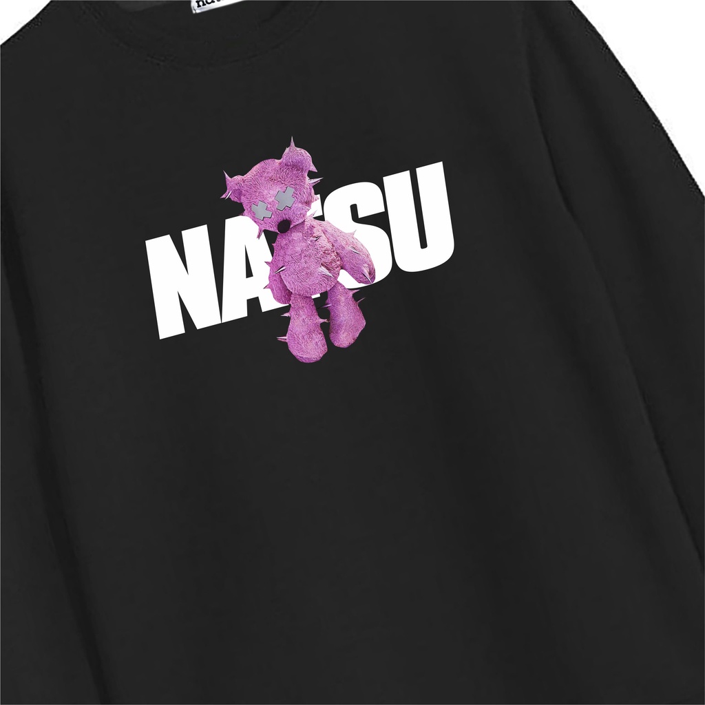 Sweater Crewneck Terbaru NATSU CO. - BEAR UNGU x PANDAWA HOODIE