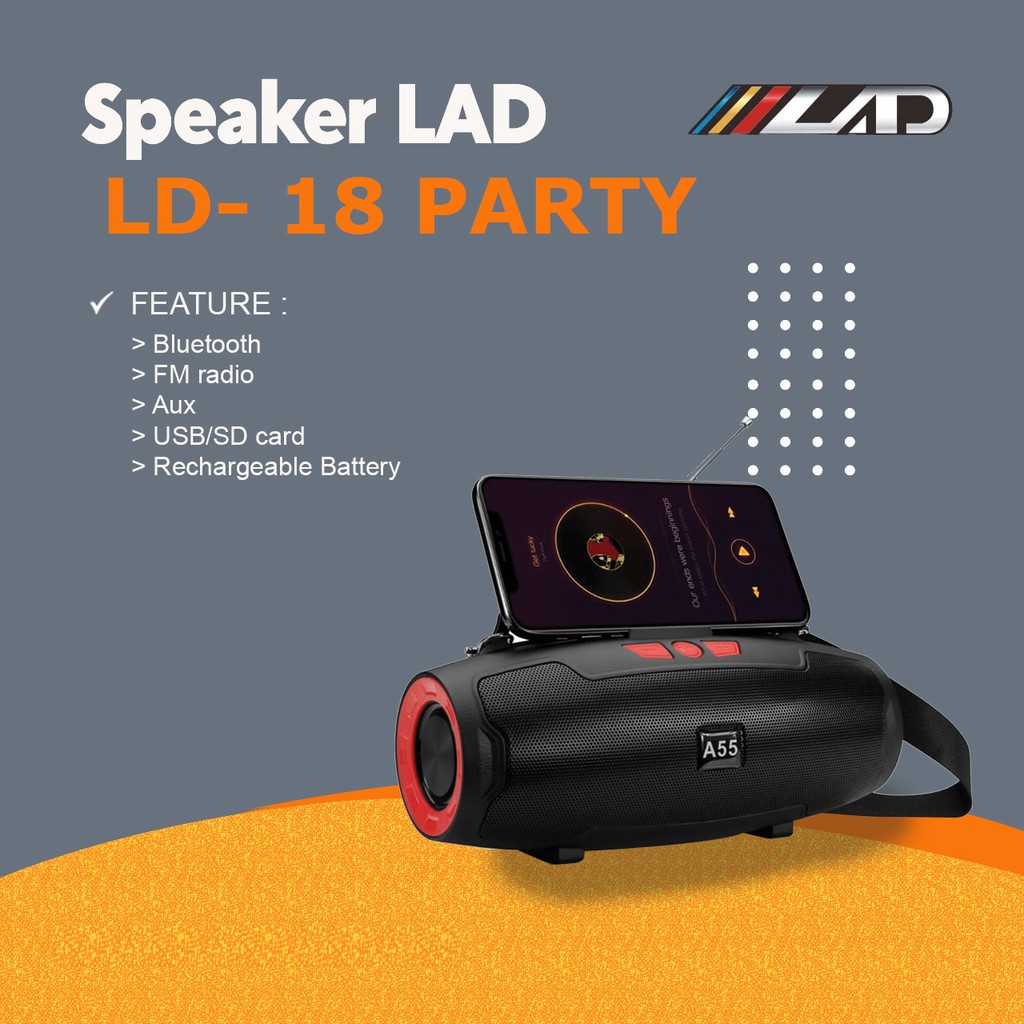 Speker Bluetooth LD 18 PARTY