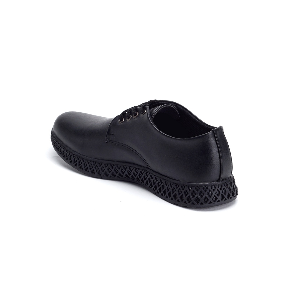 Sepatu Pantopel Pria Kasual Formal Kulit Kantor Kerja Kuliah Pantofel Pria Casual Oxford Original - Capt Black