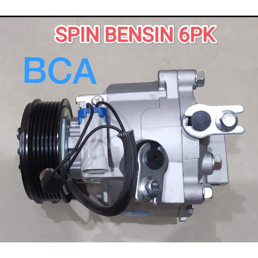 KOMPRESOR COMPRESOR AC MOBIL NEW AVEO SPIN BENSIN 6PK