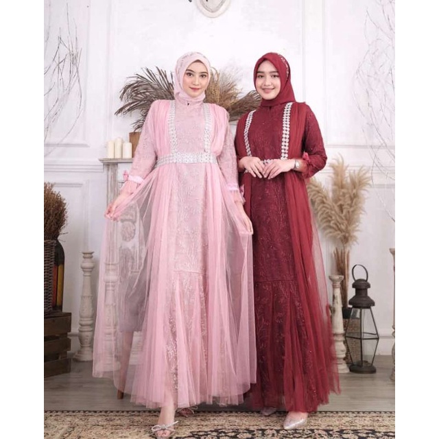 Sale!! Gamis Rheka Sparkling Original PB Butik