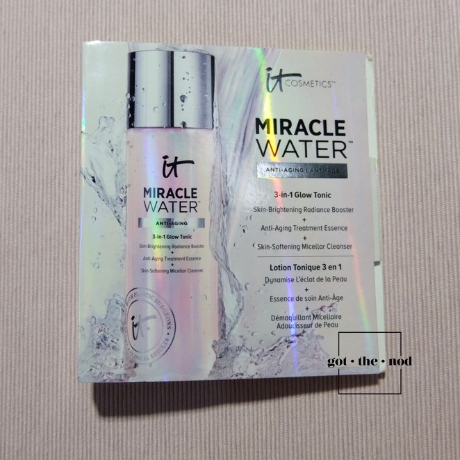 miracle water micellar cleanser