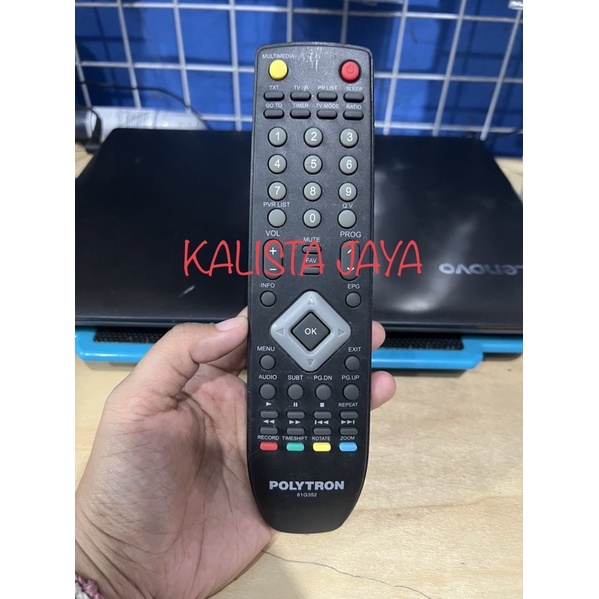 REMOTE TV POLYTRON MULTIMEDIA 81G352 ORIGINAL ASLI
