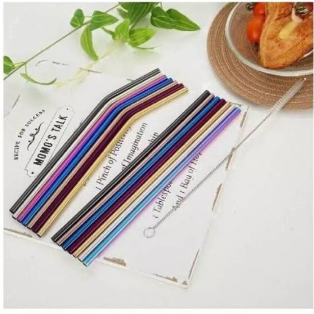 

Stainless steel straw 5 in 1