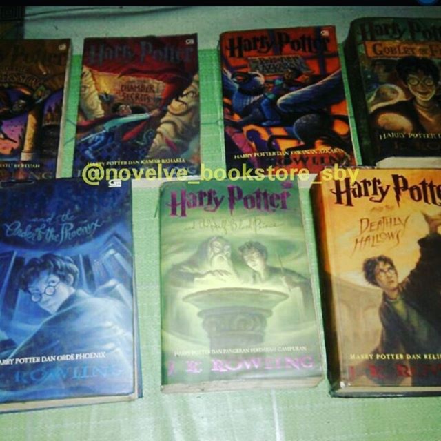 [ORIGINAL] Harry Potter 1-7 Full Set novel