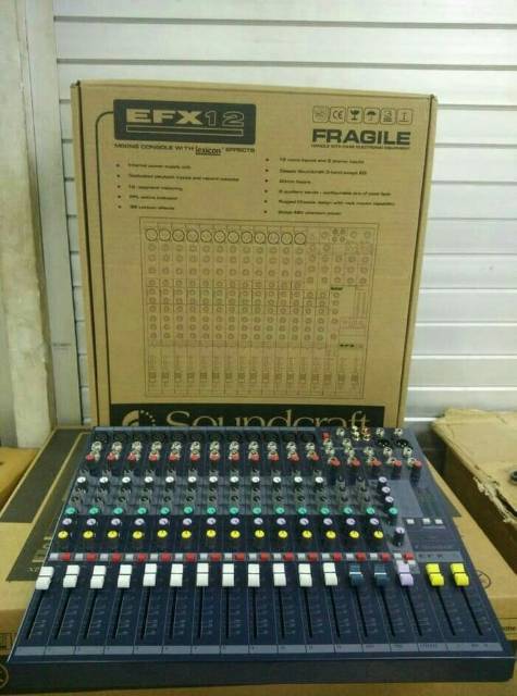 Mixer soundcraft efx-12 Lexicon Effects 12channel.