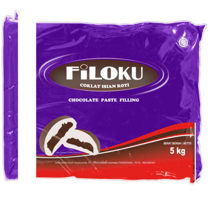 

Selai Coklat Filoku Filling /Selai isian roti (repack per250gram)