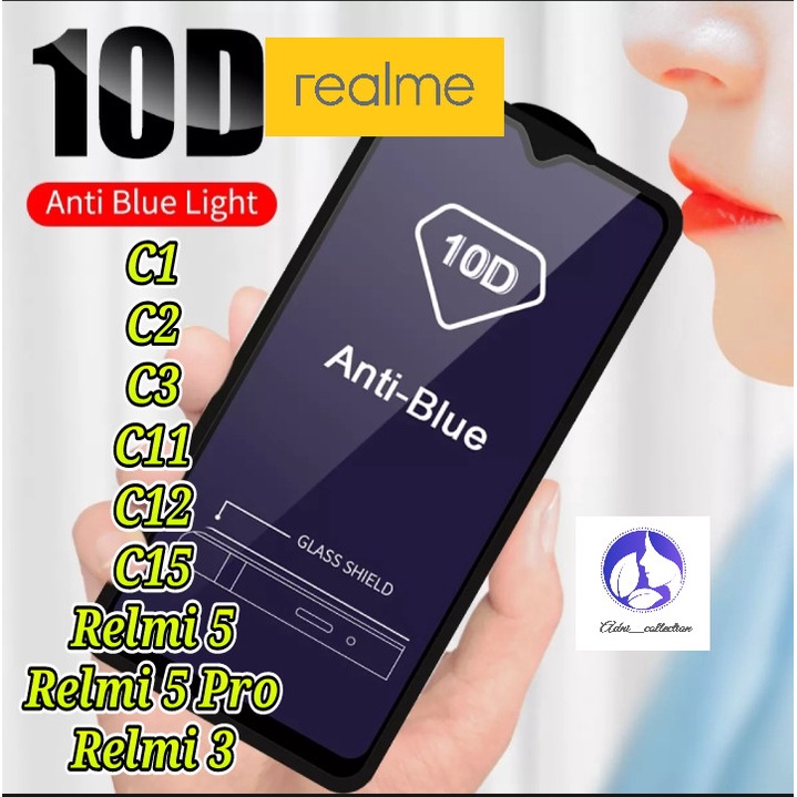 ANTI GORES BLUE LIGHT ( REALME C1 - C2 - C3 - C11 - C12 - C15 - RELMI 5 - 5 PRO - RELMI 3 ) ANTI GOR