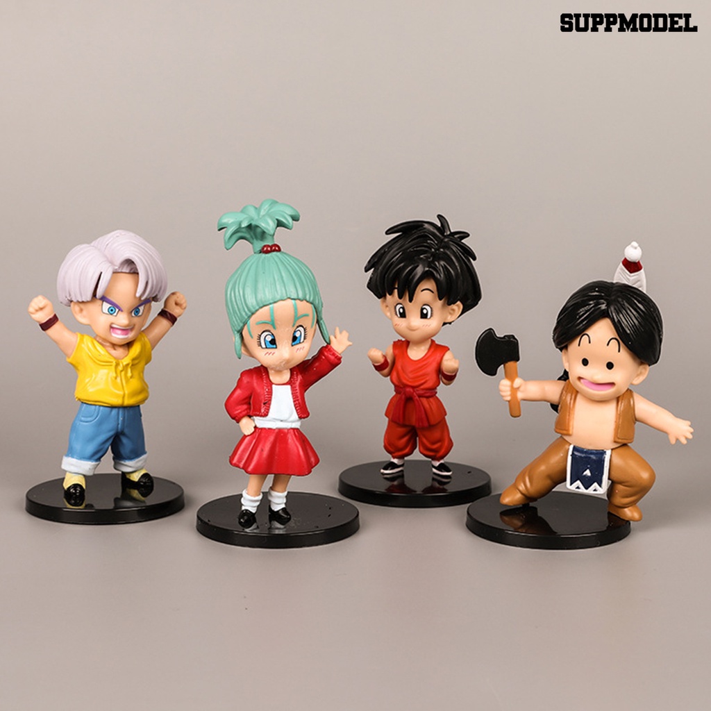 7pcs / Set Mainan Action Figure model Dragon Ball Bahan Pvc Untuk Anak / Koleksi