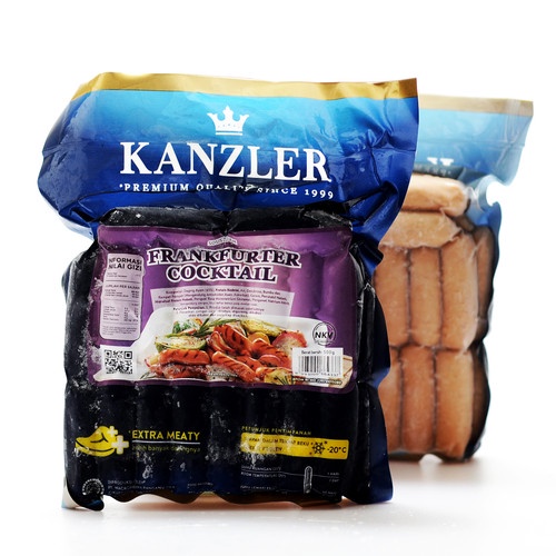 

Kanzler Sosis Frankfurter Coctail 500gr