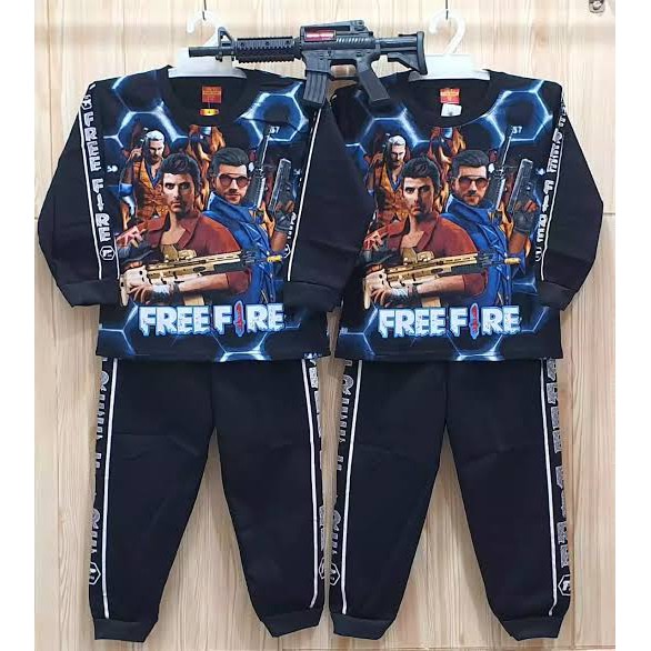 KOSTUM ANAK FREE FIRE PISTOL FREE