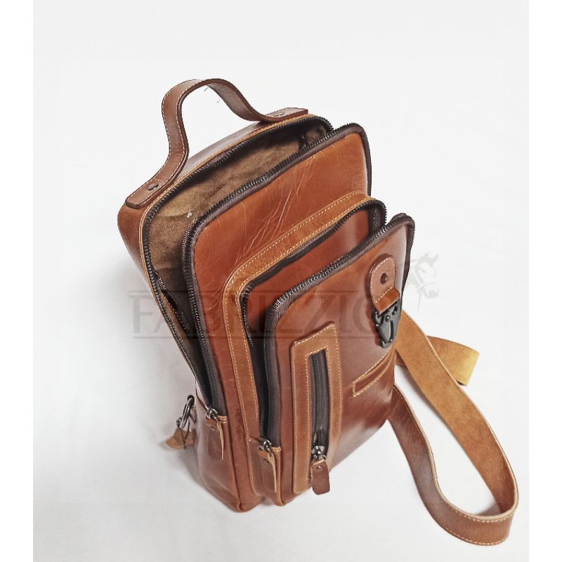 single Sling bag keren kulit asli