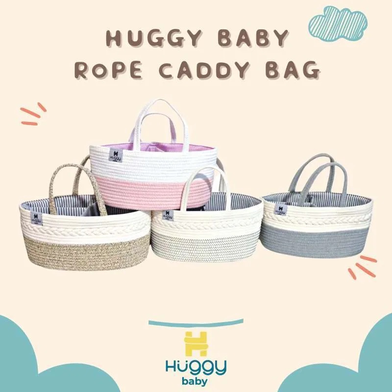 Tas Bayi Huggy Baby BAG01 Rope Caddy Bag Diaper Bag Organizer Bag - B101016