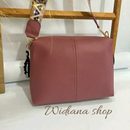 Tas Wanita Aster Tali PanjangTerbaru Kekinian Kulit Jeruk