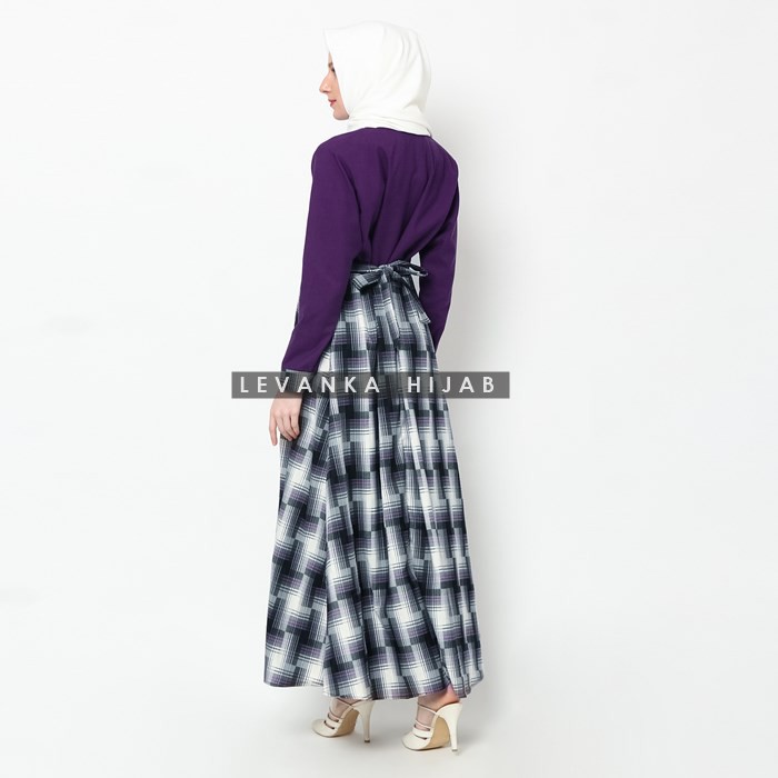 Gamis Busui Kombinasi bahan Semi Woll (GSs)