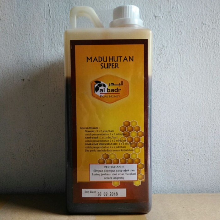 

Madu Hutan Super Al Badr 1 Kg