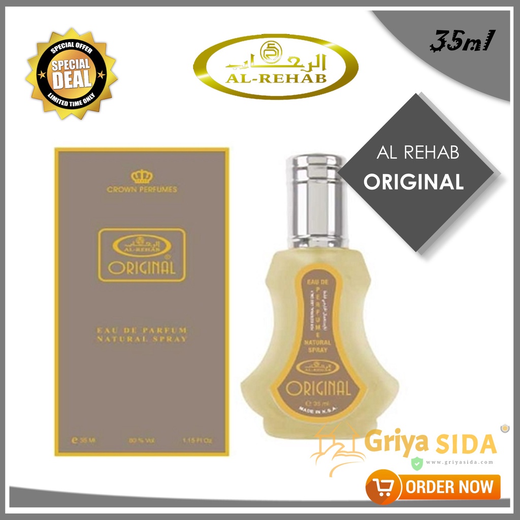 Parfum al rehab aroma original 35ml minyak wangi alrehab spray PROMO!