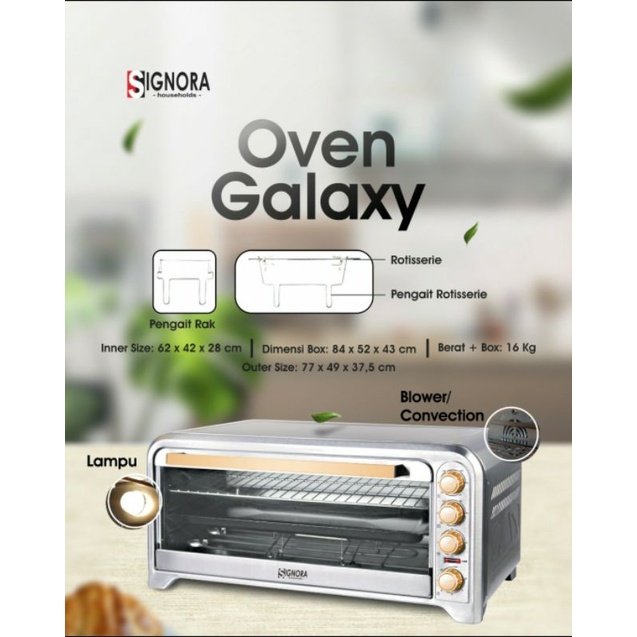 Oven Galaxy Signora Gold PRO hadiah loyang signora