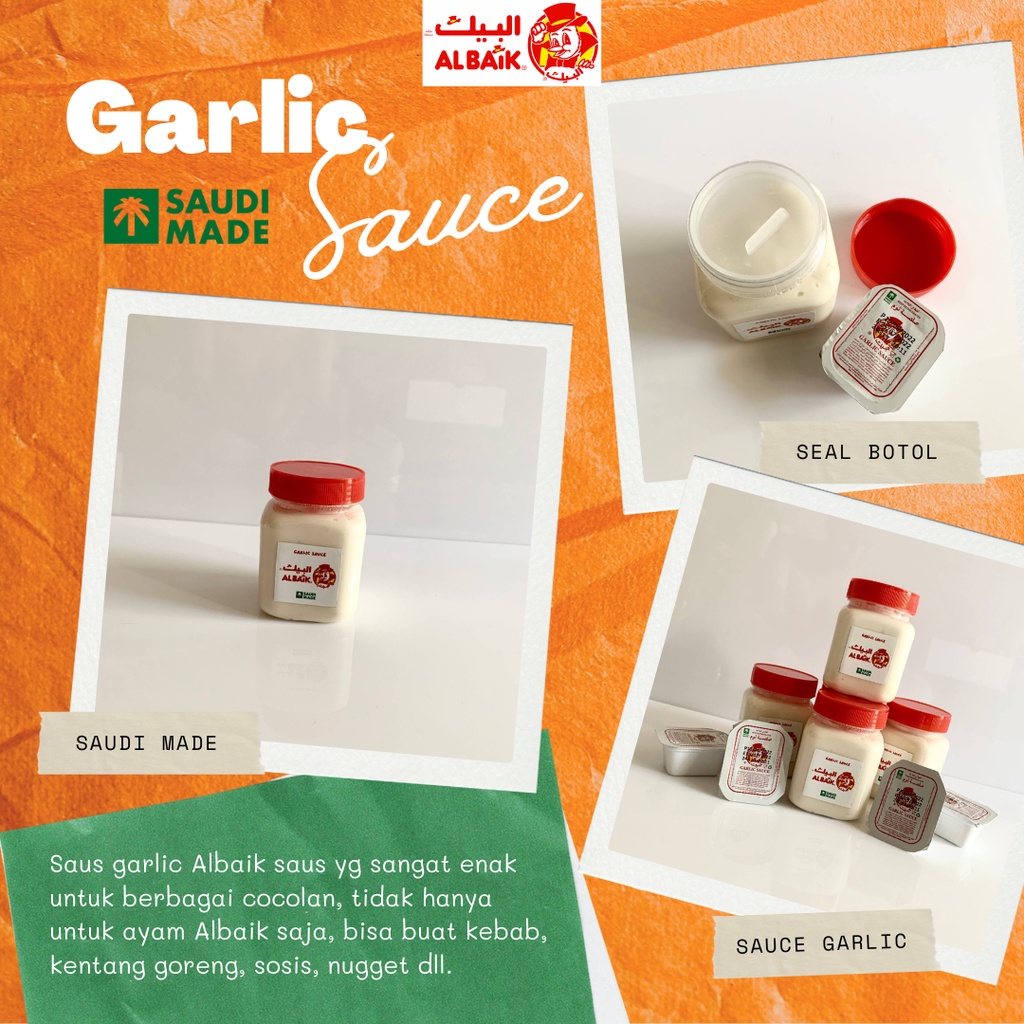 Garlic Sauce Albaik 180ml