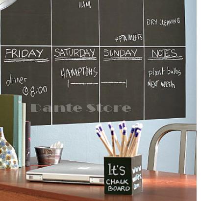 

✦ Papan Tulis Tempel Self Adhesive Blackboard Hitam Black Board Kapur ❋