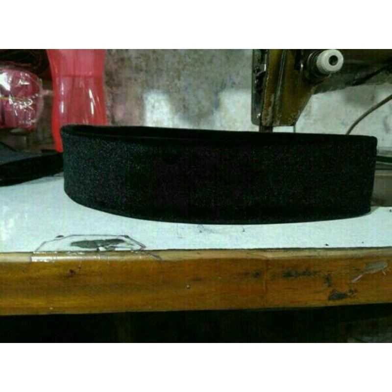 peci songkok bludru hitam cak lontong tinggi 6cm