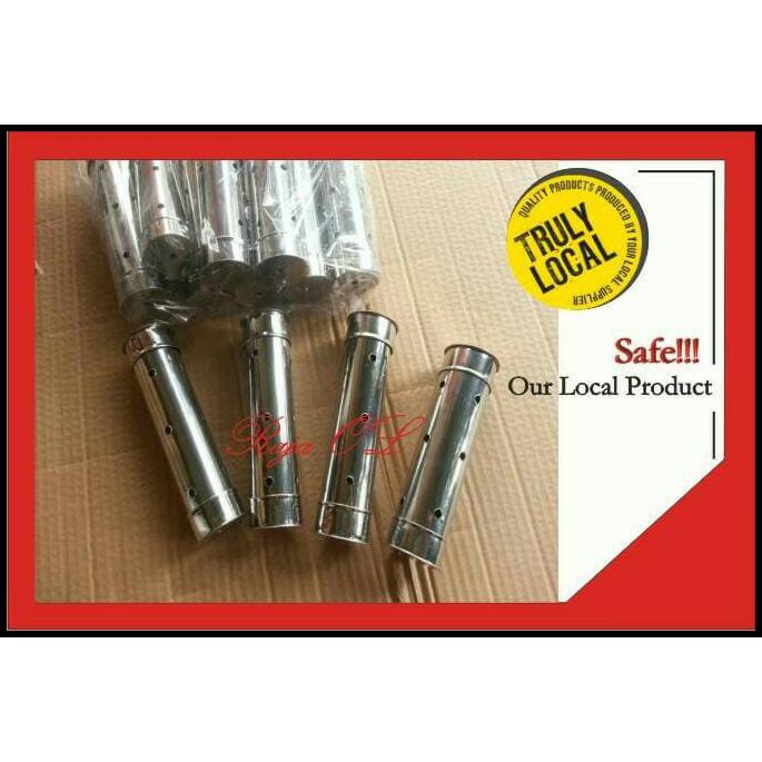 Q5GD CETAKAN LONTONG STAINLESS STEEL ANTI KARAT ISI 1 LUSIN UKURAN 4X15 GQUM