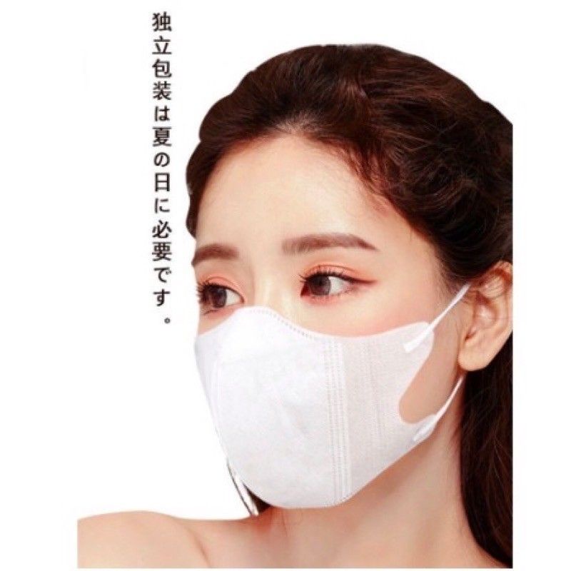 MASKER DUCKBILL EARLOOP HEADLOOP HITAM BIRU PUTIH KUPING KN95 KF94