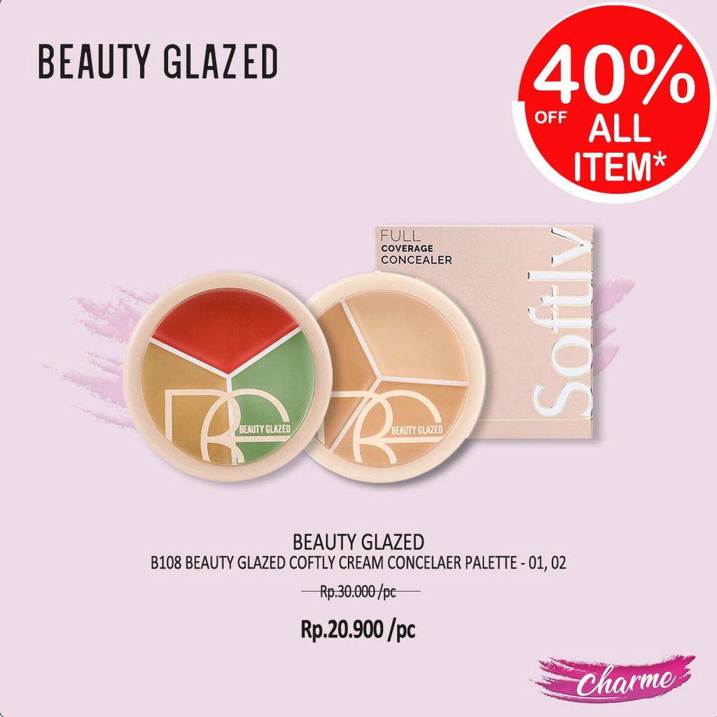 (READY &amp; ORI) Beauty Glazed Softly Cream Concealer Palette B 108 B108