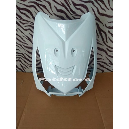 tameng depan beat karbu dasi depan beat karbu putih