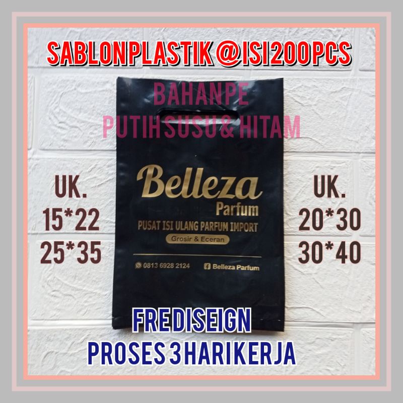 plastik sablon merek toko,sablon custom,sablon merek sendiri