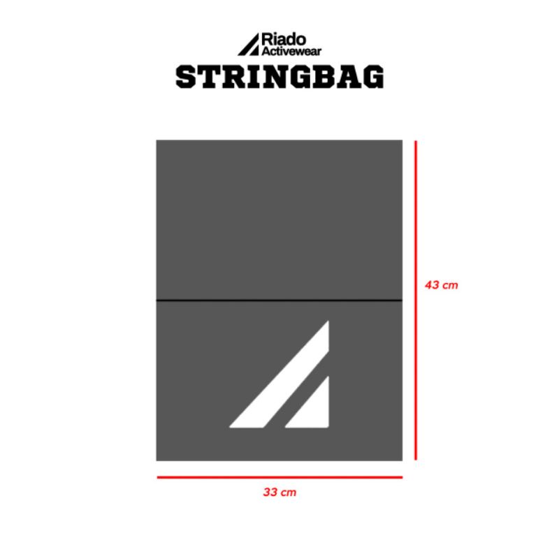 STRING BAG RIADO TAS SERUT TAS OLAHRAGA TAS ANTI AIR TAS KEREN TAS TEBAL