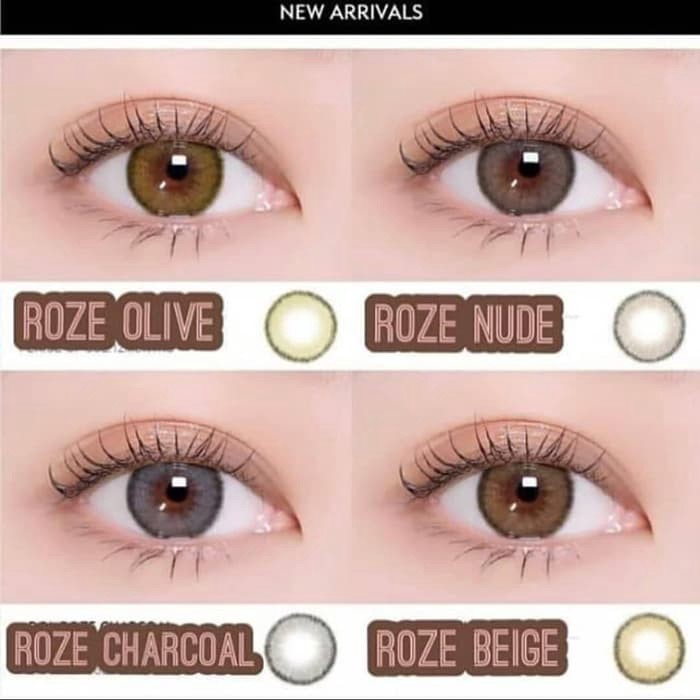 softlens SWEET IDOL ROZE nude beige olive charcoal